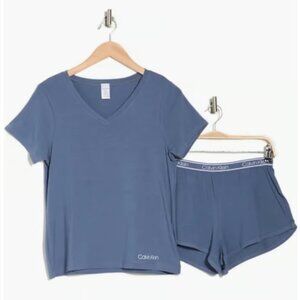 Women’s Calvin Klein pajama set - tee and shorts